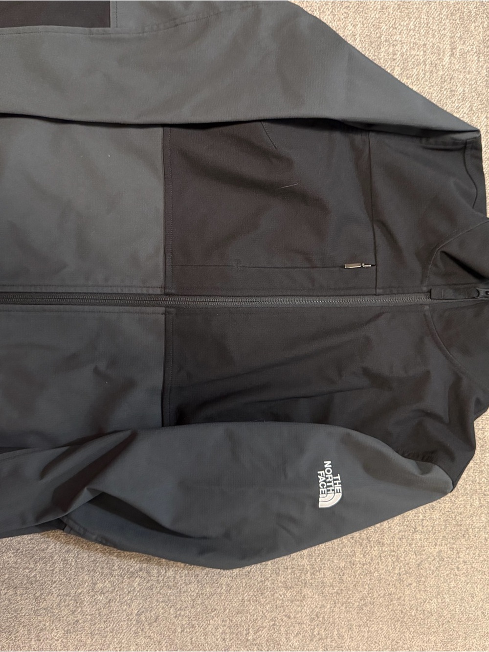 The North Face woman’s black, gray  and Charcoal Full-Zip Jacket